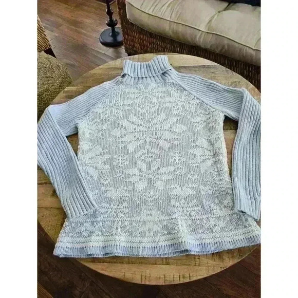 St. John's Bay Fairisle Christmas Turtleneck Sweater Women's Size M - Picture 10 of 12